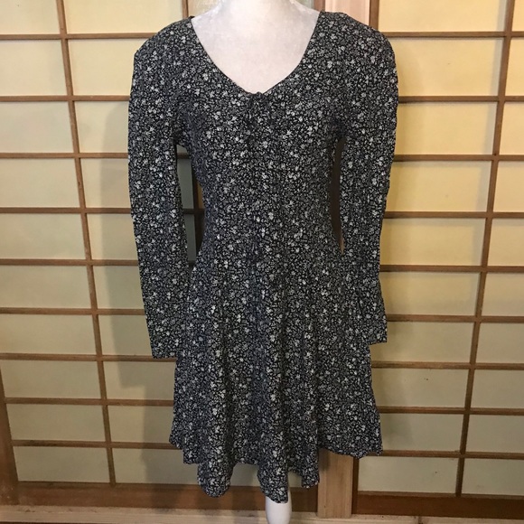 90s black dress with white shirt